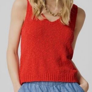 NWT J Crew Coral‎ Sleeveless Sweater Tank L Dopamine Coastal Resort Old Money